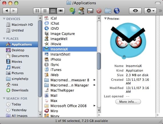 Insomniax 2.1.8 Mac Download